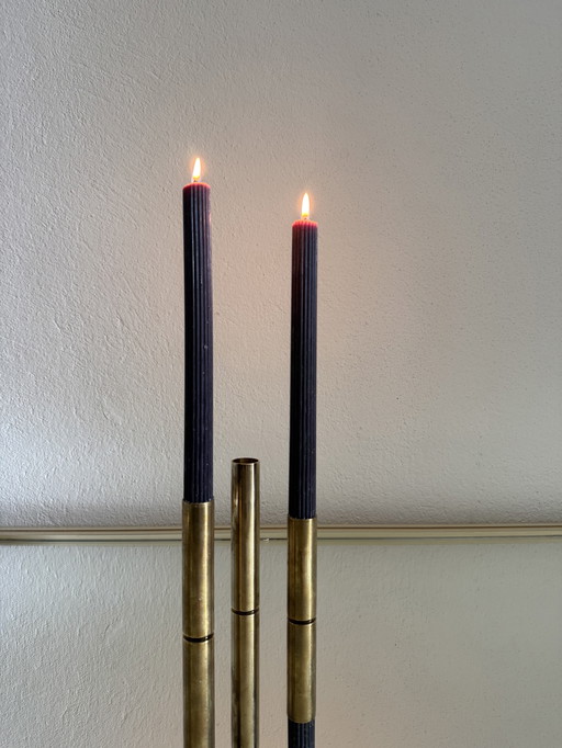 Minimalistische Kerzenhalter Bronze Arno Wolf
