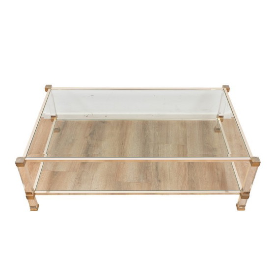Image 1 of Glazen salontafel van Pierre Vandel