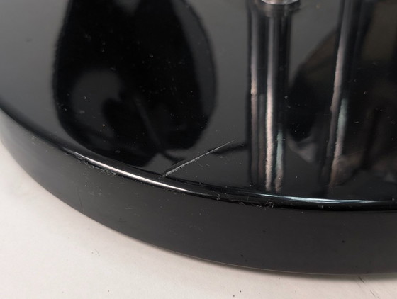 Image 1 of Chrome Leaf Floor Sculpture on Circular Base, 1970s