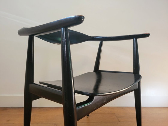 Image 1 of Sedia vintage CH35 di Hans J. Wegner per Carl Hansen 1959