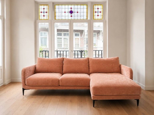 Gloednieuwe Jenny hoekbank – direct leverbaar – 3 5 zitsbanken, Velvet