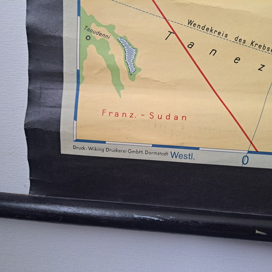 Image 1 of Mappa della scuola/Mappa murale: Mittelmeerländer (area del Mar Mediterraneo)