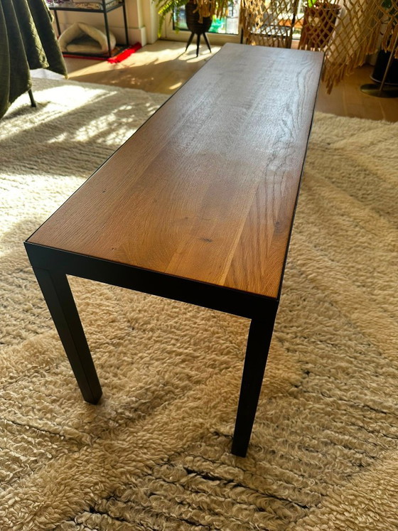Panca in rovere e metallo – La Redoute, Sgabelli, Wood (photo 4 of 7)