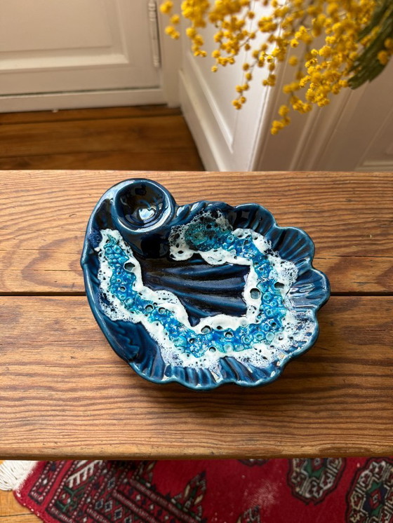Image 1 of Fat lava blue trinket tray