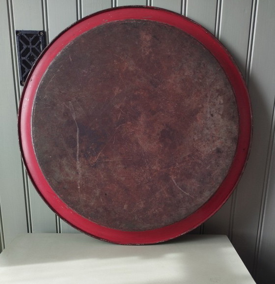 Image 1 of Sehr großes Napoleon III. Tablett aus lackiertem Blech