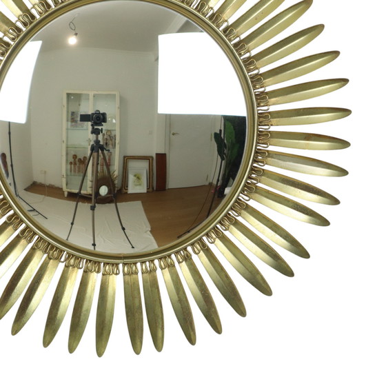 Image 1 of Miroir soleil Mid Century Deknudt