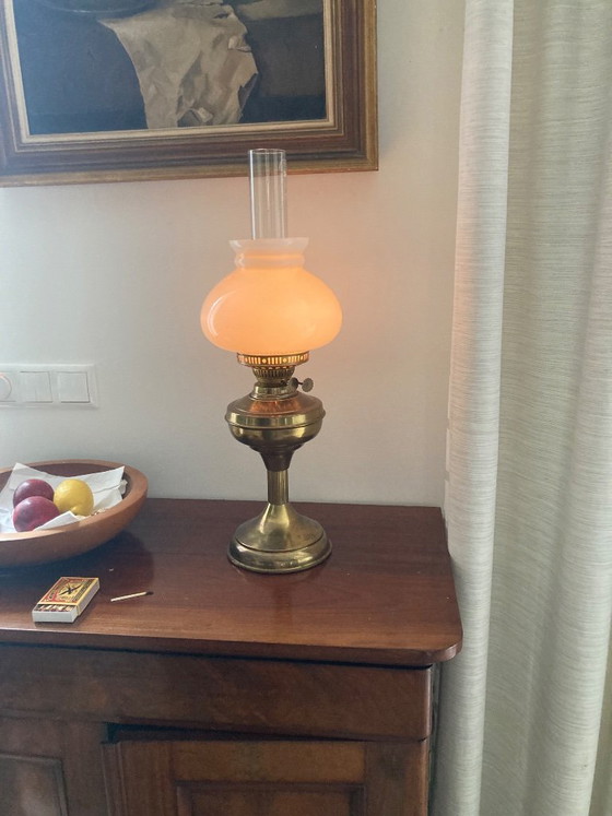Antica lampada a olio in rame – Lampade da tavolo, Copper (photo 6 of 6)