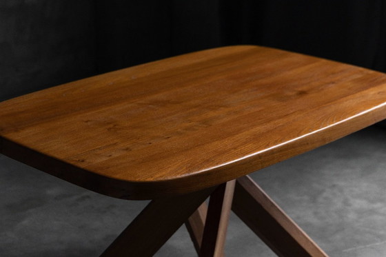 Image 1 of Tavolo da pranzo T35A di Pierre Chapo, Francia, anni '70