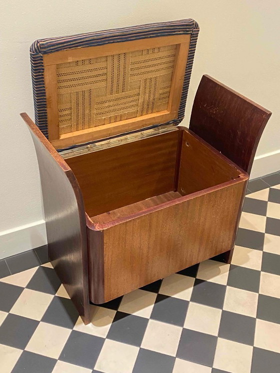 Image 1 of Is this one of the most beautiful stools ever? Let me know... - Art Deco Hague School-Style Chairs and Ottoman