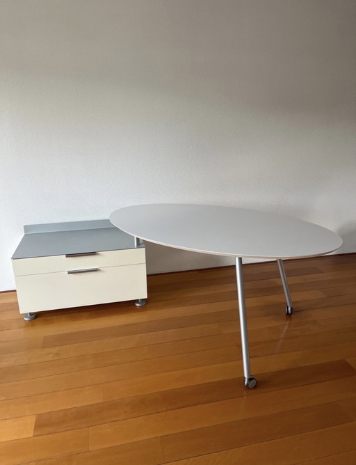 Scrivania con cassettiera Ligne Roset