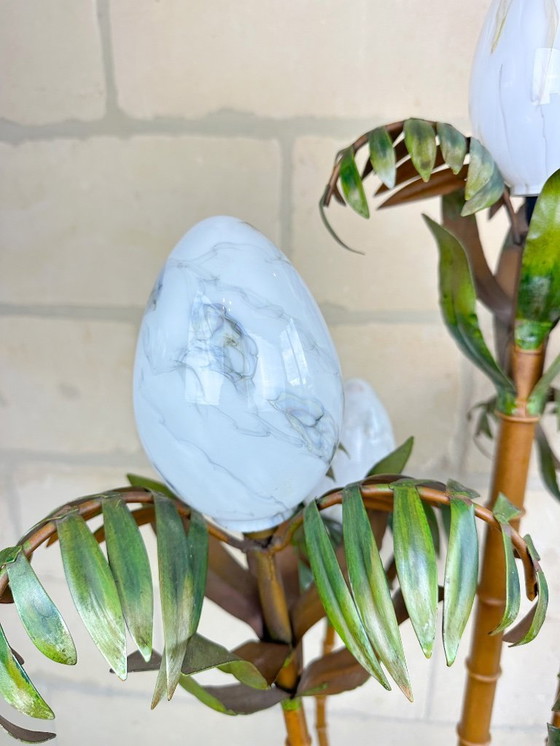 Image 1 of Vintage palm tree floor lamp