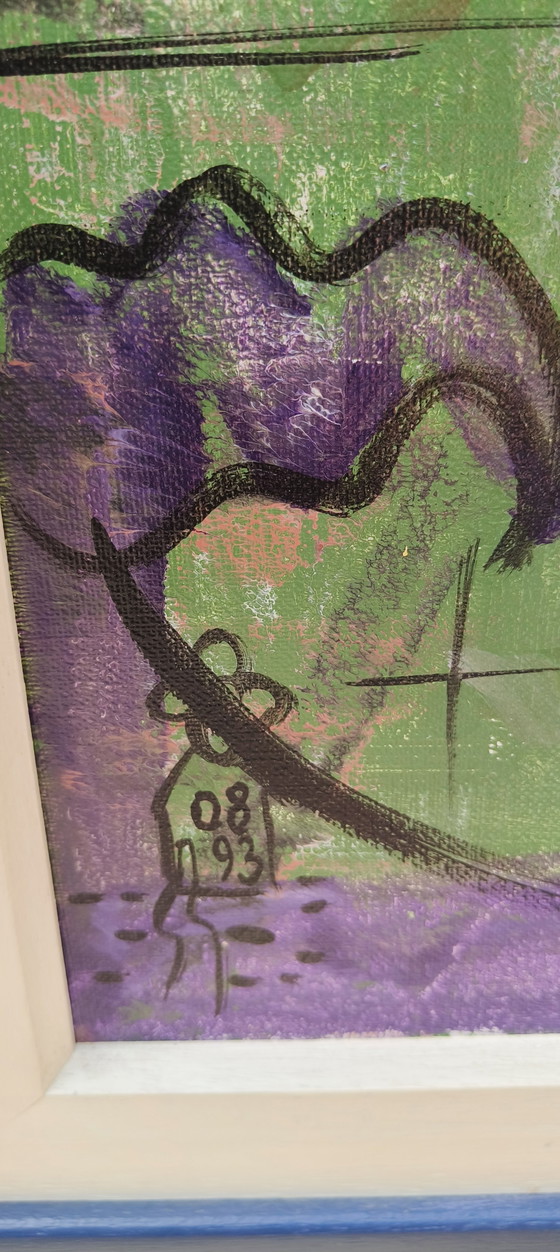 Image 1 of Ludo Huys, artista belga in stile Picasso.