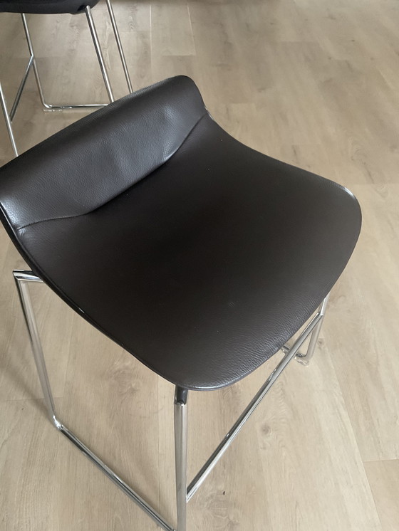 Image 1 of De Sede DS-717 sgabelli da bar 3 pezzi