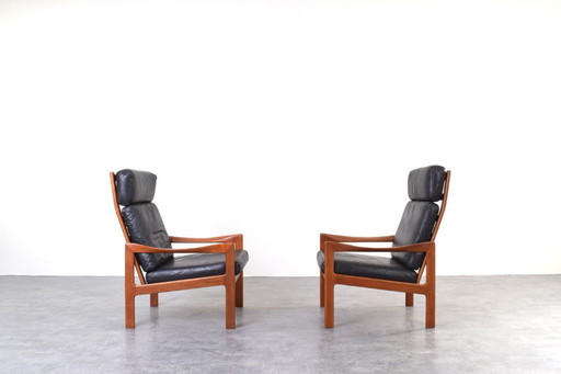 Mid-Century Teak-Loungesessel von Illum Wikkelsø für Niels Eilersen, 1960er Jahre.