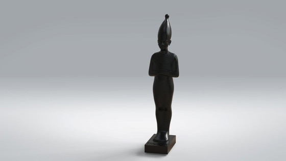 Image 1 of Statua egizia in legno, moderna e unica