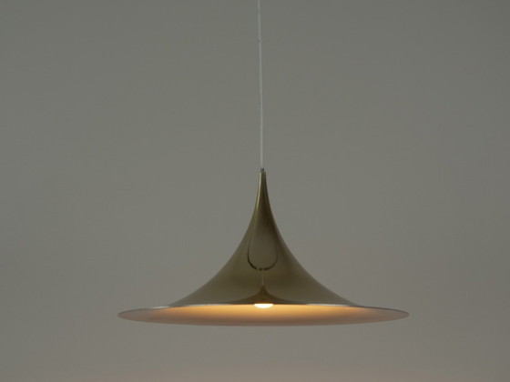 Danish Vintage Semi Pendant Lamp by Bonderup and Thorup, 1968 – Louis Poulsen, Aluminium (photo 3 of 11)