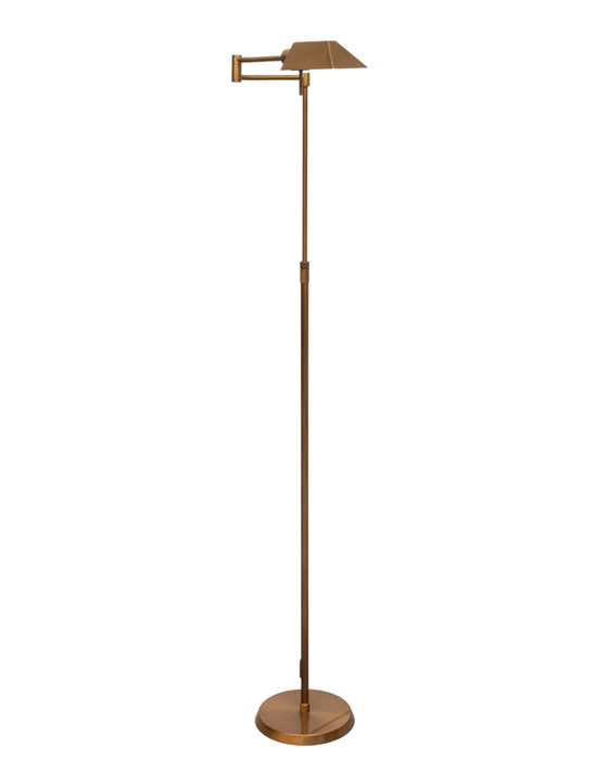 Holtkotter bronzen vloerlamp met zwenkarm, Duitsland, jaren 80. – Vloerlampen, Brass (photo 21 of 40)