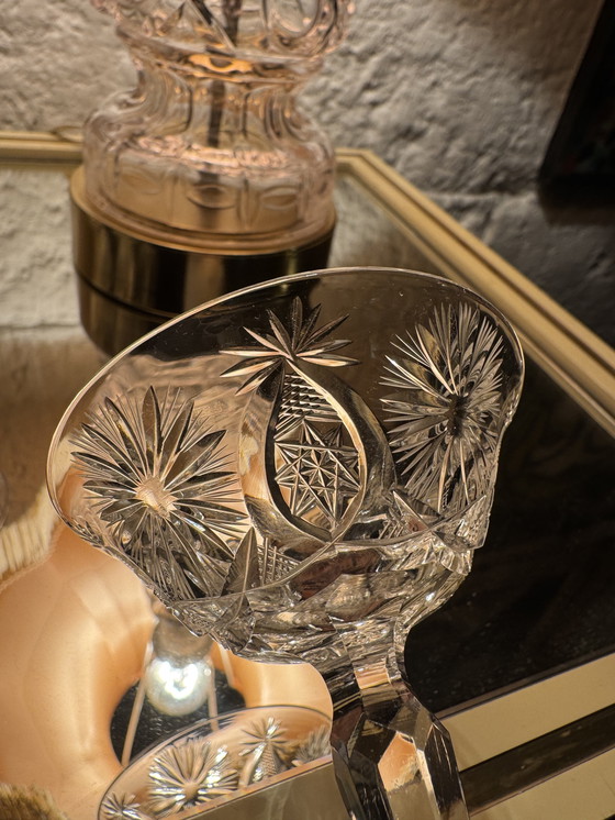 Image 1 of Antichi bicchieri da liquore in cristallo Le Creusot