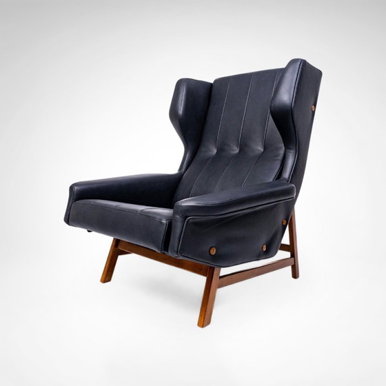Image 1 of Poltrona Wingback 877 di Gianfranco Frattini per Cassina, 1959