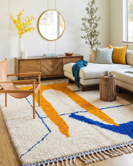Prachtig, uniek Berberkleed 200/270 cm – Vloerkleden en tapijten, Wool (photo 4 of 6)