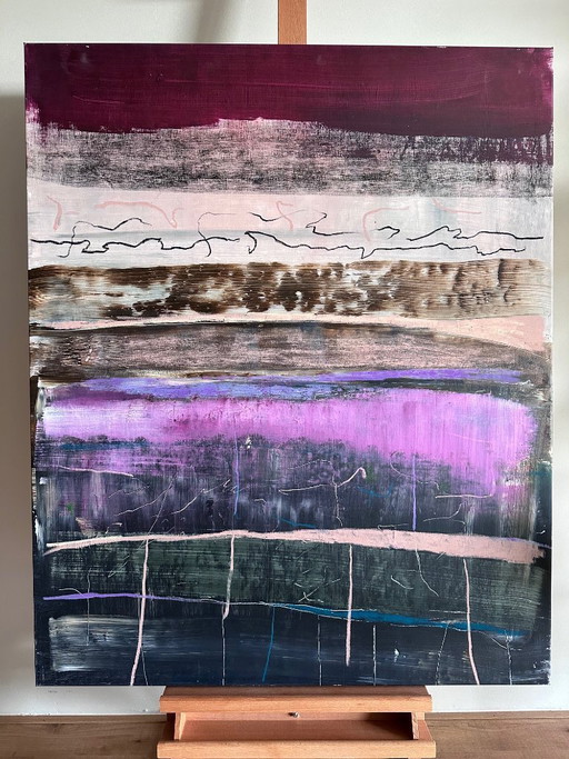 Masaki Kazushi abstract painting