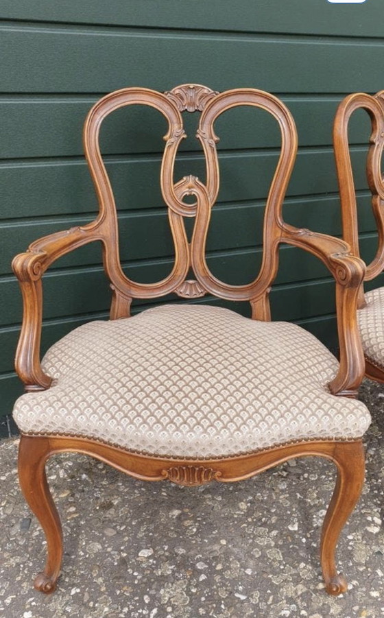 Image 1 of 4 krakelingen eetkamer stoelen 
