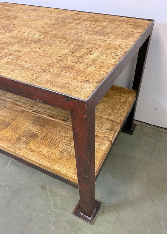 Image 1 of Red Industrial Coffee Table, 1960s