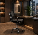 Eames EA217 Softpad Office Chair – Black Leather | Reproduction