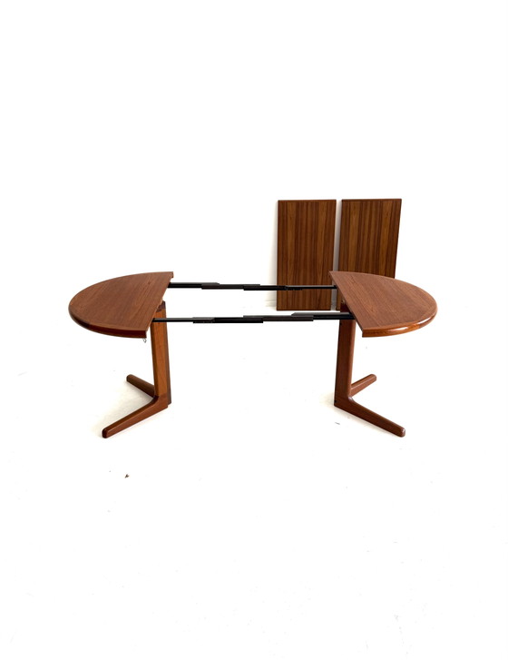 Table à manger extensible vintage, Joh. Kristoffersen & Son '60 – Joh. Kristiffersen & Søn (photo 3 of 15)