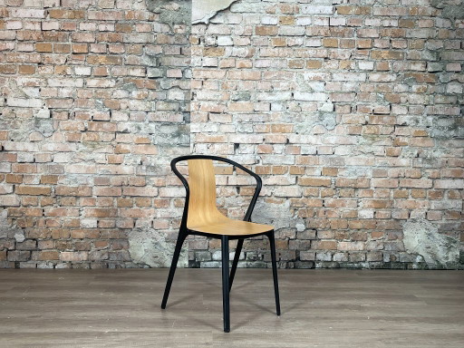 Vitra Belleville Wood – eetkamerstoelen, Plastic