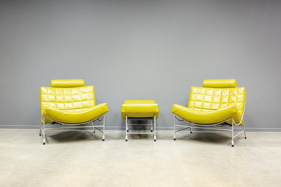 Image 1 of Volare Chairs + Ottoman