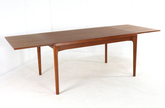 Image 1 of Henning Kjaernulf for Vejle extendable dining table Danish vintage