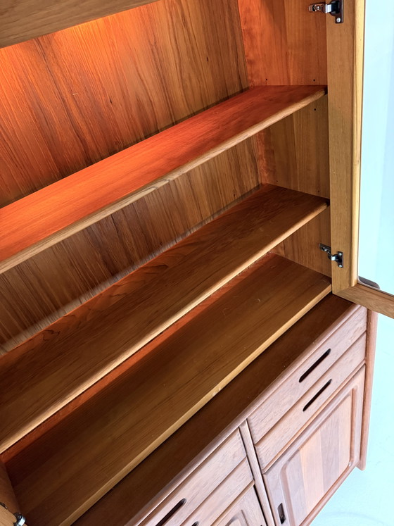 Image 1 of Vintage teak display cabinet, Dyrlund '80