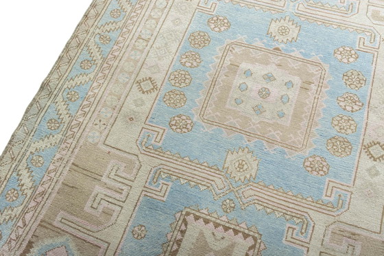 Image 1 of Hand-knotted Vintage Royal Rug - 201 X 136 Cm - Pastel Shades With Oriental Flair