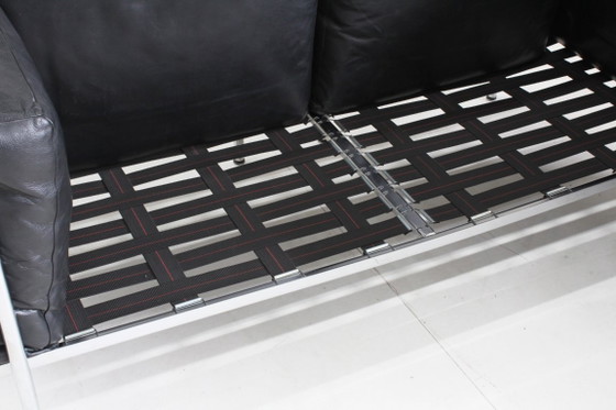 Image 1 of Set of LC2 sofas Grand Confort Le Corbusier for Alivar 1980s