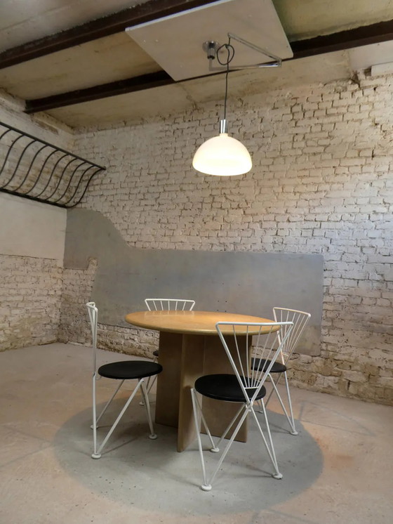 Lampada a sospensione articolata di Franco Albini per Sirrah – Lampade a sospensione, Design (photo 5 of 5)