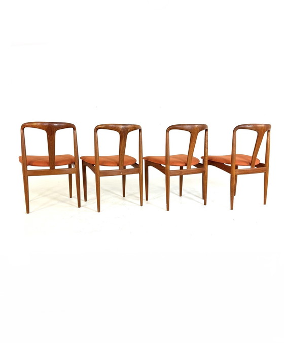Image 1 of 4x sedie da pranzo restaurate "Juliane", Johannes Andersen '60