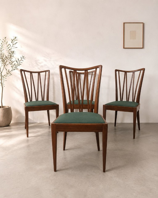 Set van vier vintage stoelen van A. Patijn voor Zijlstra