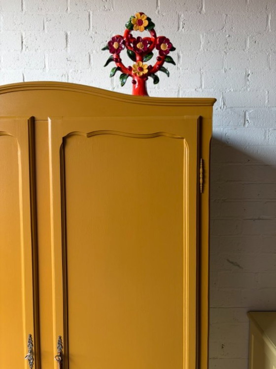 Vintage Antique Girls' Closet, Wardrobe Restyled – Wood (photo 13 of 19)