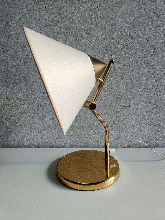 Image 1 of Lámpara de mesa Aneta de latón – diseño posmoderno escandinavo, década de 1980