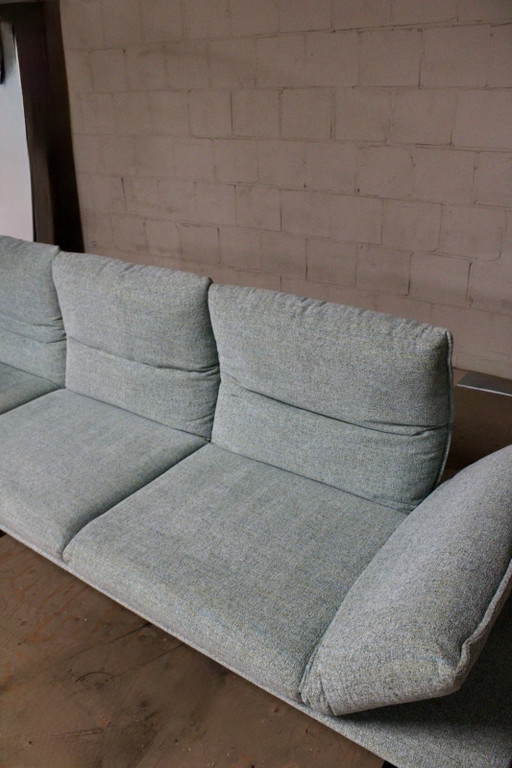 Designer Hoekbank Met Chaise Lounge - Lichtblauw – hoekbanken, Cotton (photo 2 of 5)