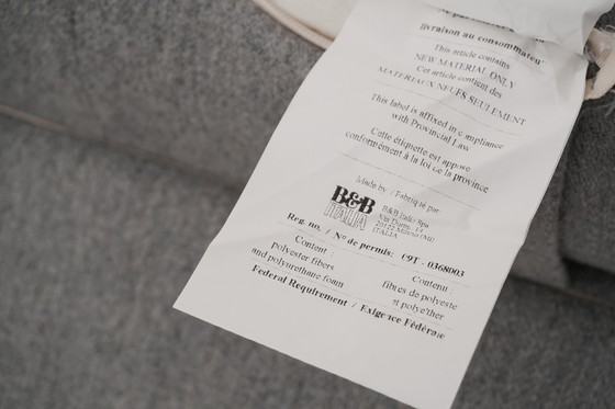 Image 1 of B&B Italia Andy Canapé - Tissu gris, Pièce d'exposition