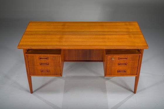 Image 1 of Modern Danish Teak Desk, 1950s