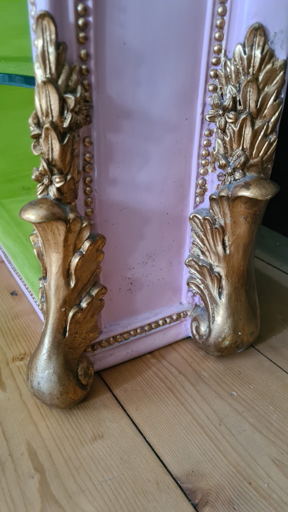 sierlijke vitrine – Spiegelburg, Vitrinekasten, Glass, Gold (photo 13 of 13)