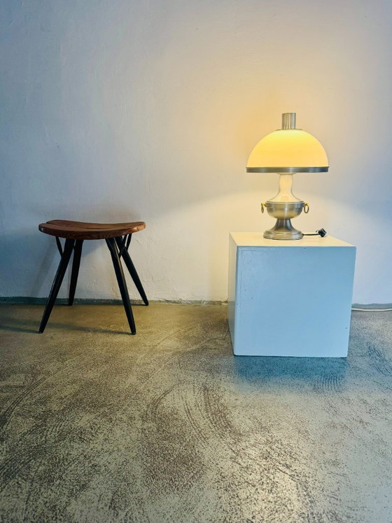 Image 1 of Lámpara de mesa metálica con forma de seta de Dijkstra Lampen, Países Bajos, década de 1960