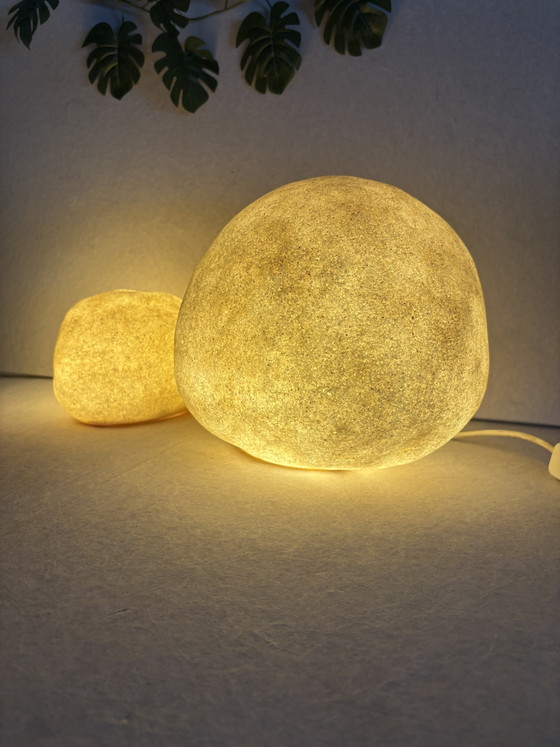 Image 1 of Vintage Falkenberg ‘Moon Rock’ Lamps 1980s