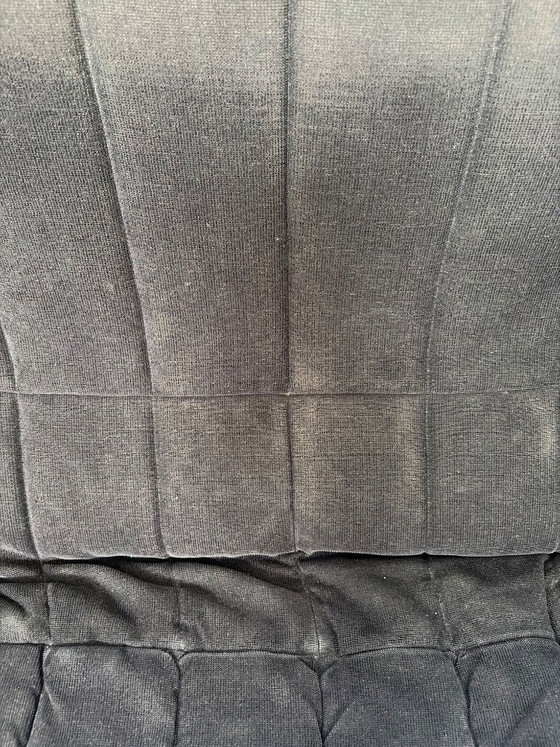 Image 1 of Moël black velvet 3-seater sofa by Ligne Roset