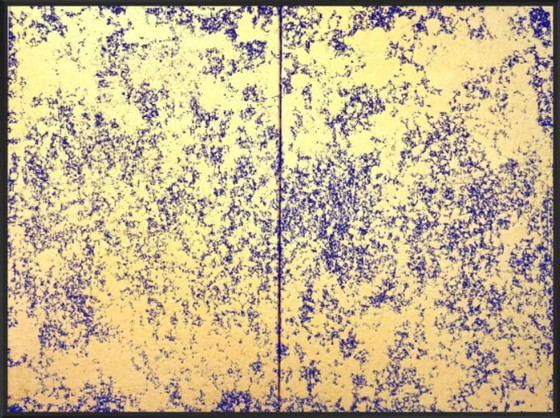 Image 1 of Jürgen Angeler - Golden Violet Crystals - XXL