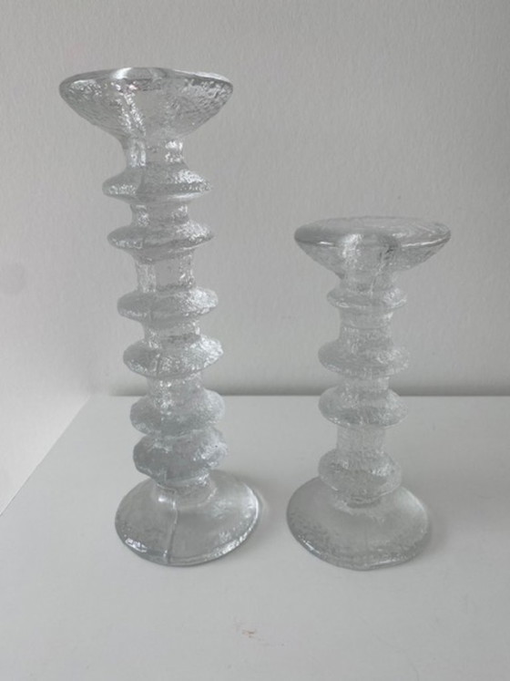 Image 1 of iittala Timo Sarpaneva 4 ikonische signierte Kerzenhalter Festivo