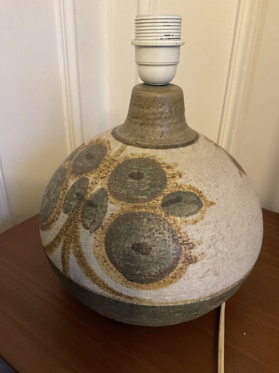 Danish Ceramic Lamp Søholm, Table lamps, Beige (photo 2 of 15)
